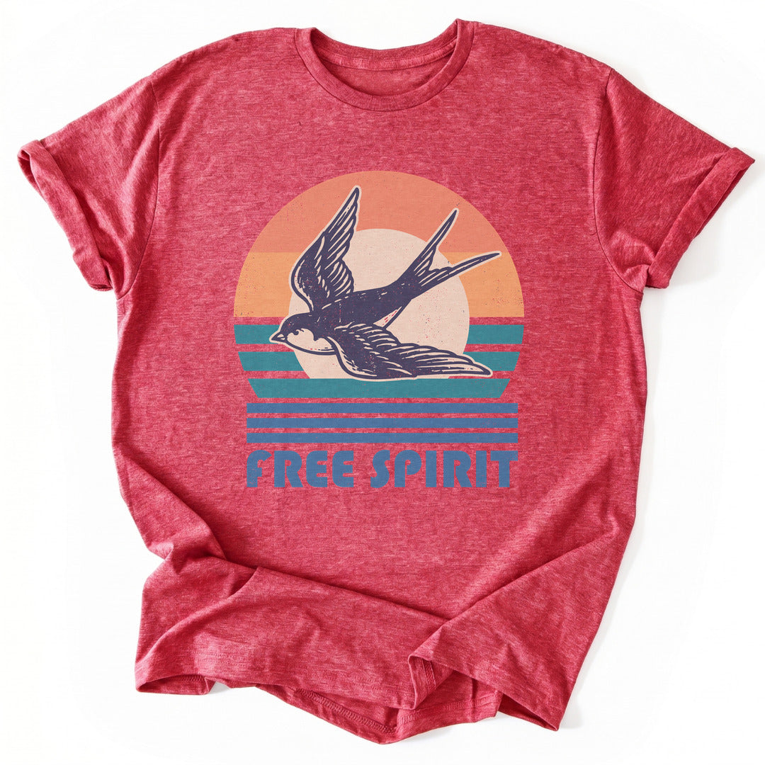 T-Shirt Heather Red / S Above Horizons