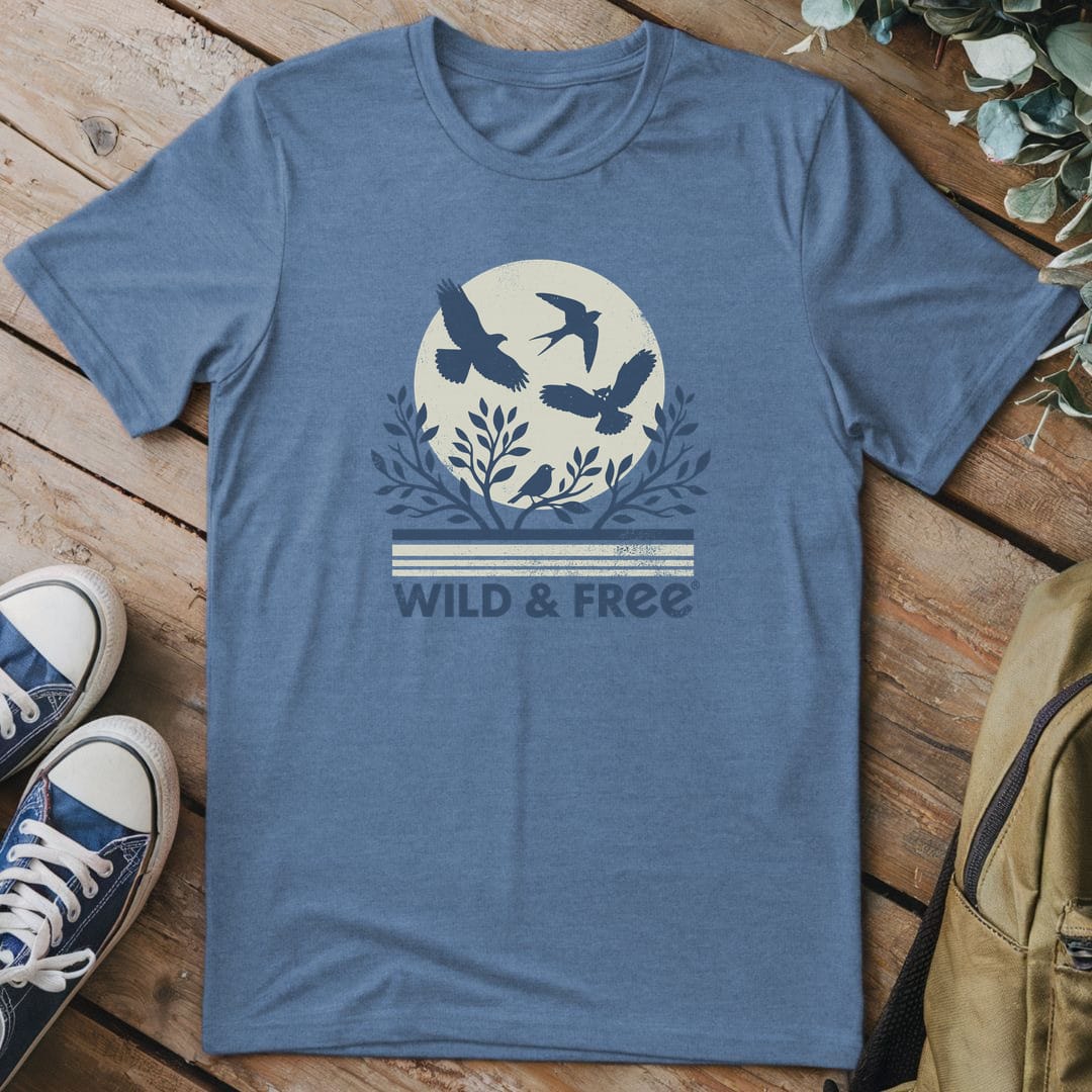 T-Shirt Heather Indigo / S Born Skyward
