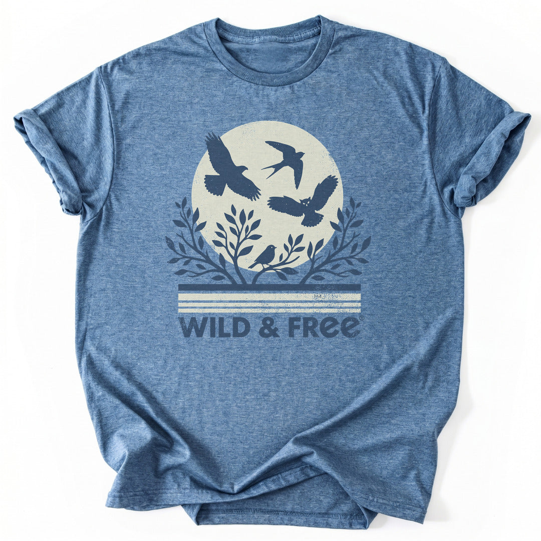 T-Shirt Heather Indigo / S Born Skyward