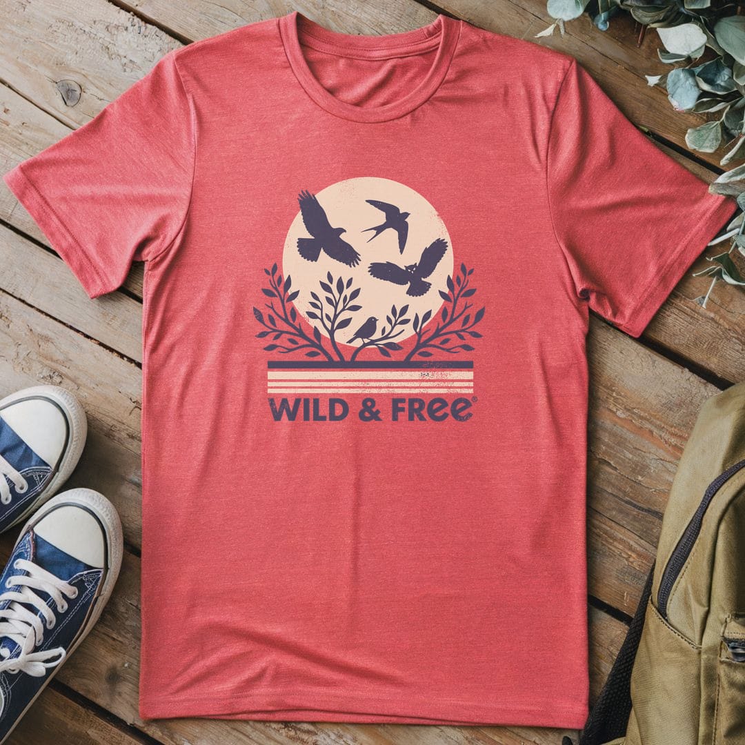 T-Shirt Heather Red / S Born Skyward