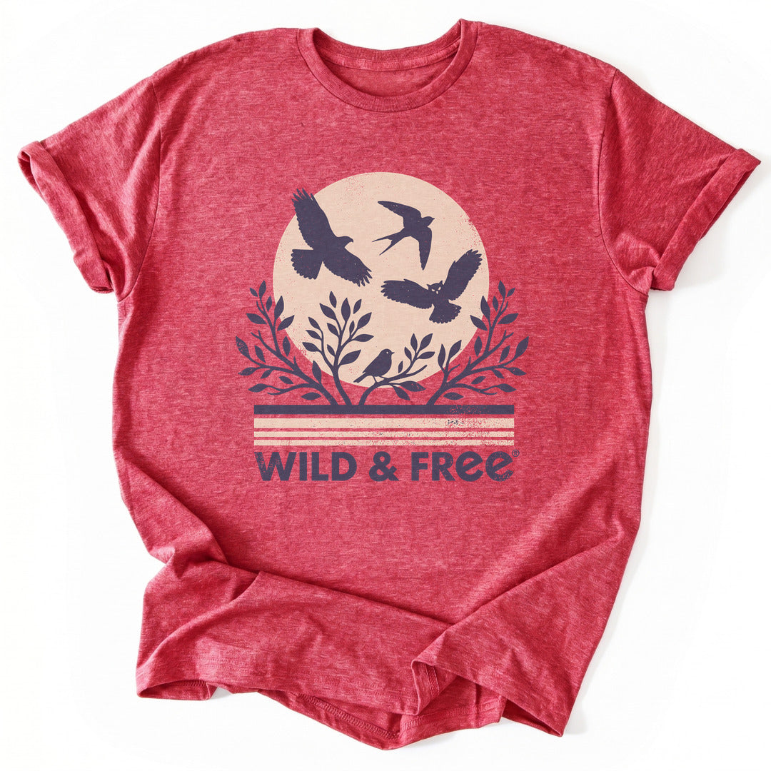 T-Shirt Heather Red / S Born Skyward