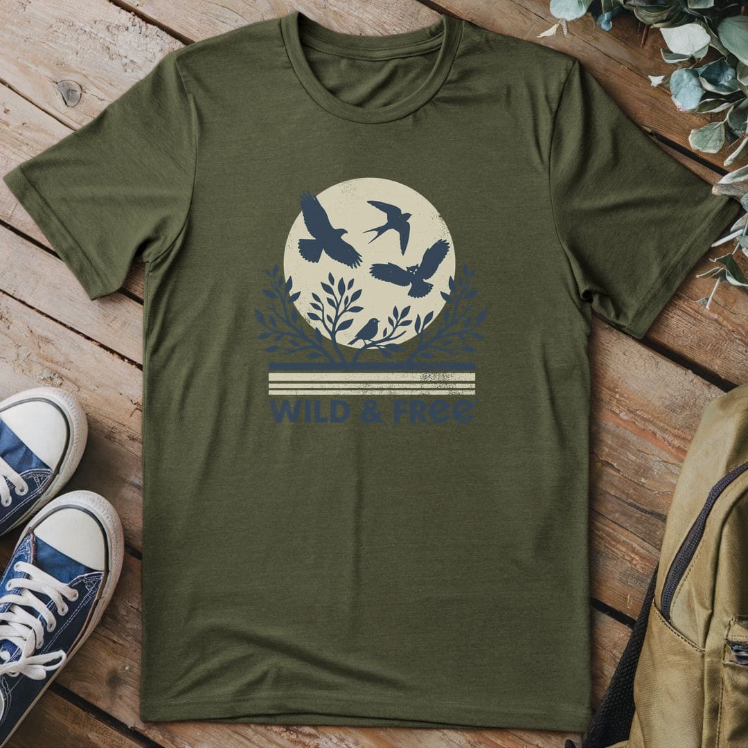 T-Shirt Military Green / S Born Skyward