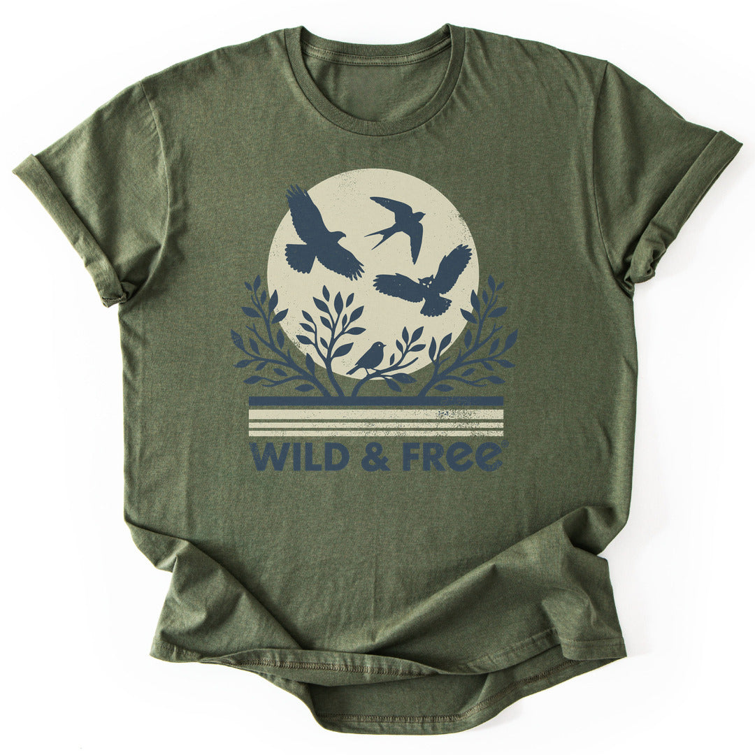 T-Shirt Military Green / S Born Skyward