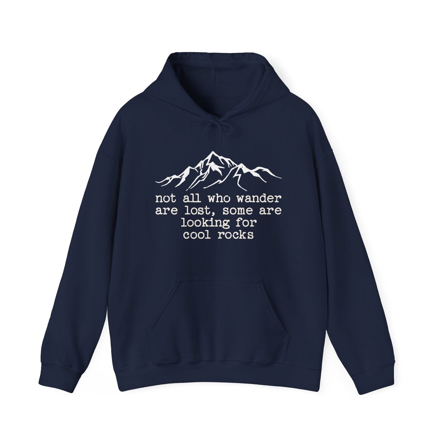 Hoodie Navy / S Wanderlust & Rocks Hoodie