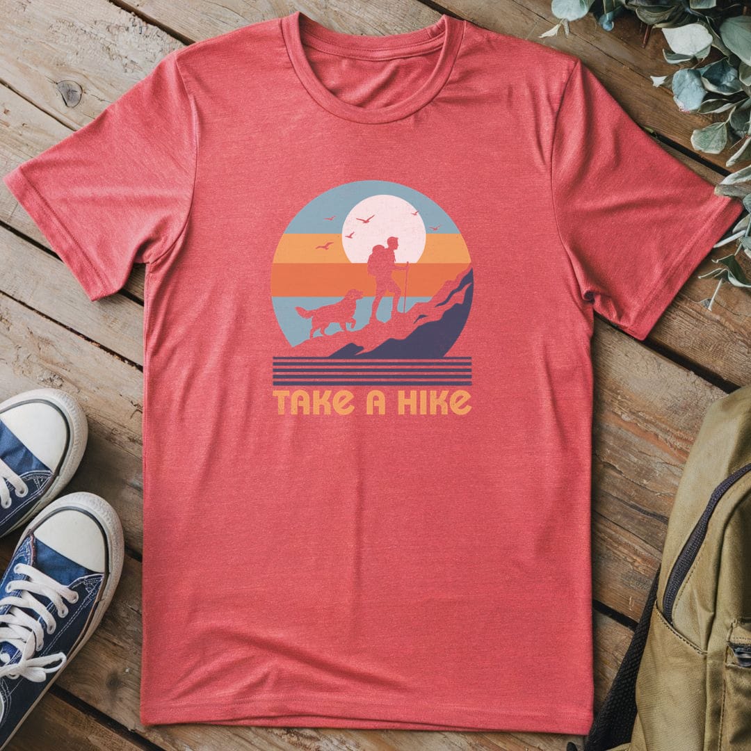 T-Shirt Heather Red / S Daily Miles
