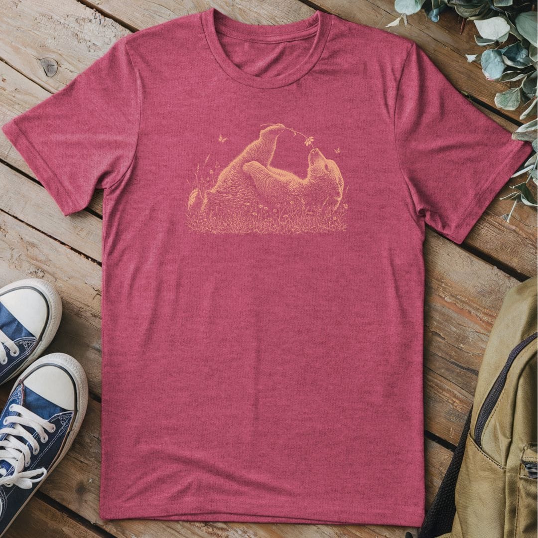 T-Shirt Heather Cardinal / S Endure