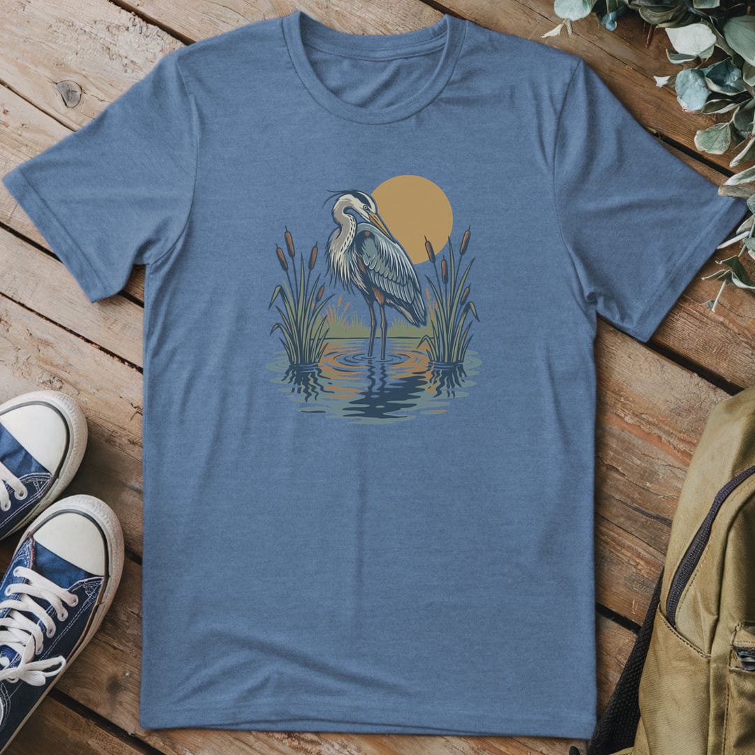 T-Shirt Heather Indigo / S Stillwater Heron