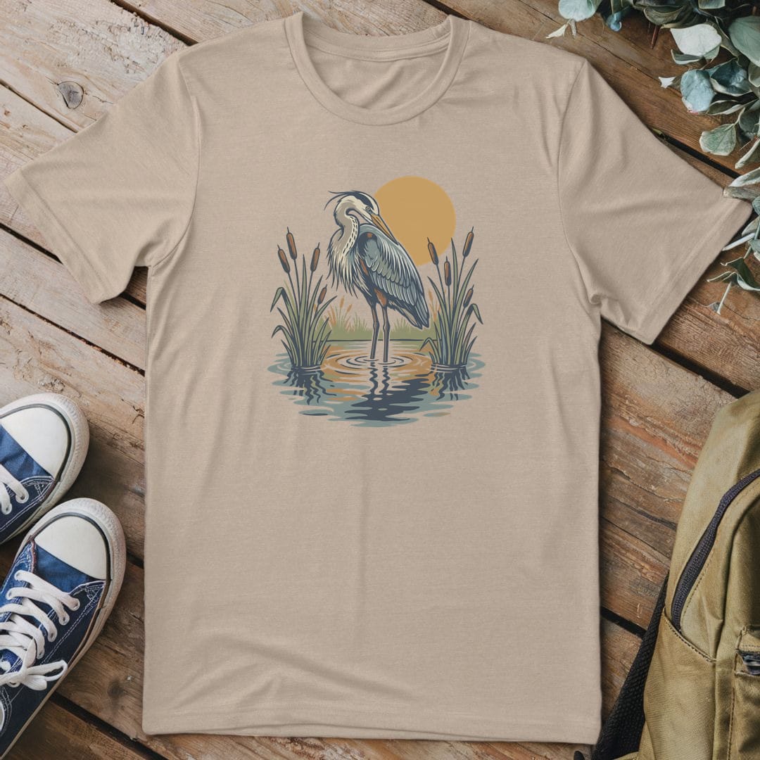 T-Shirt Sand / S Stillwater Heron