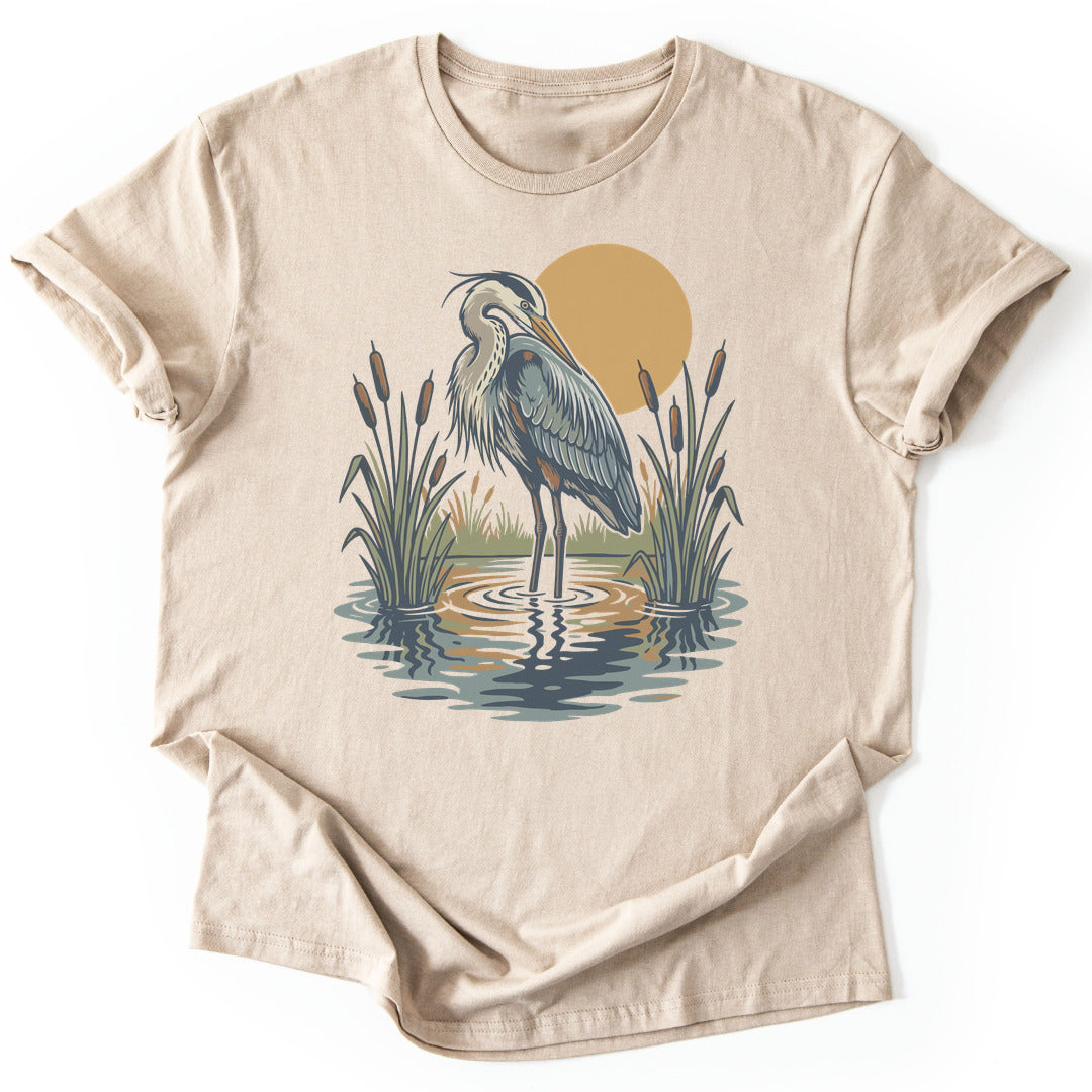T-Shirt Sand / S Stillwater Heron