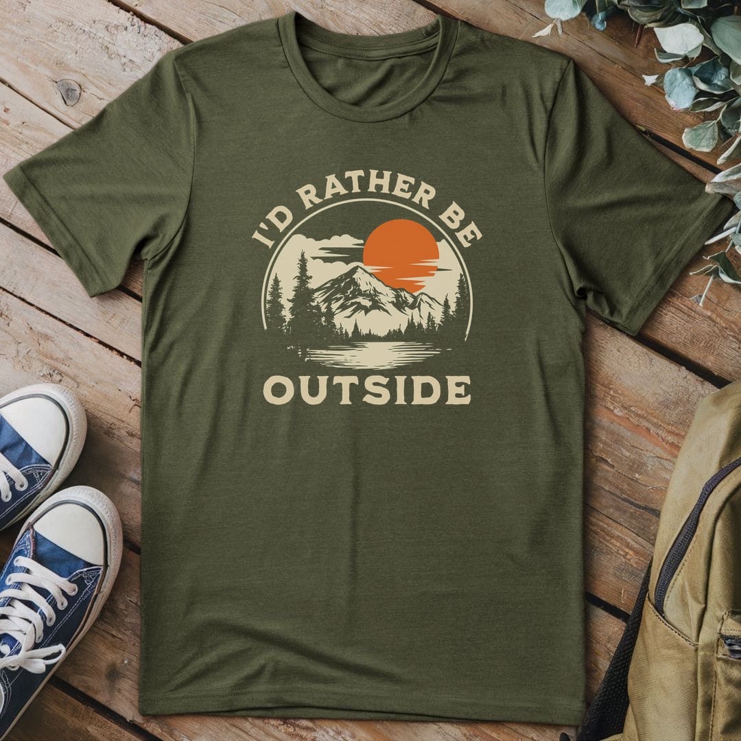 T-Shirt Military Green / S Rather Outside