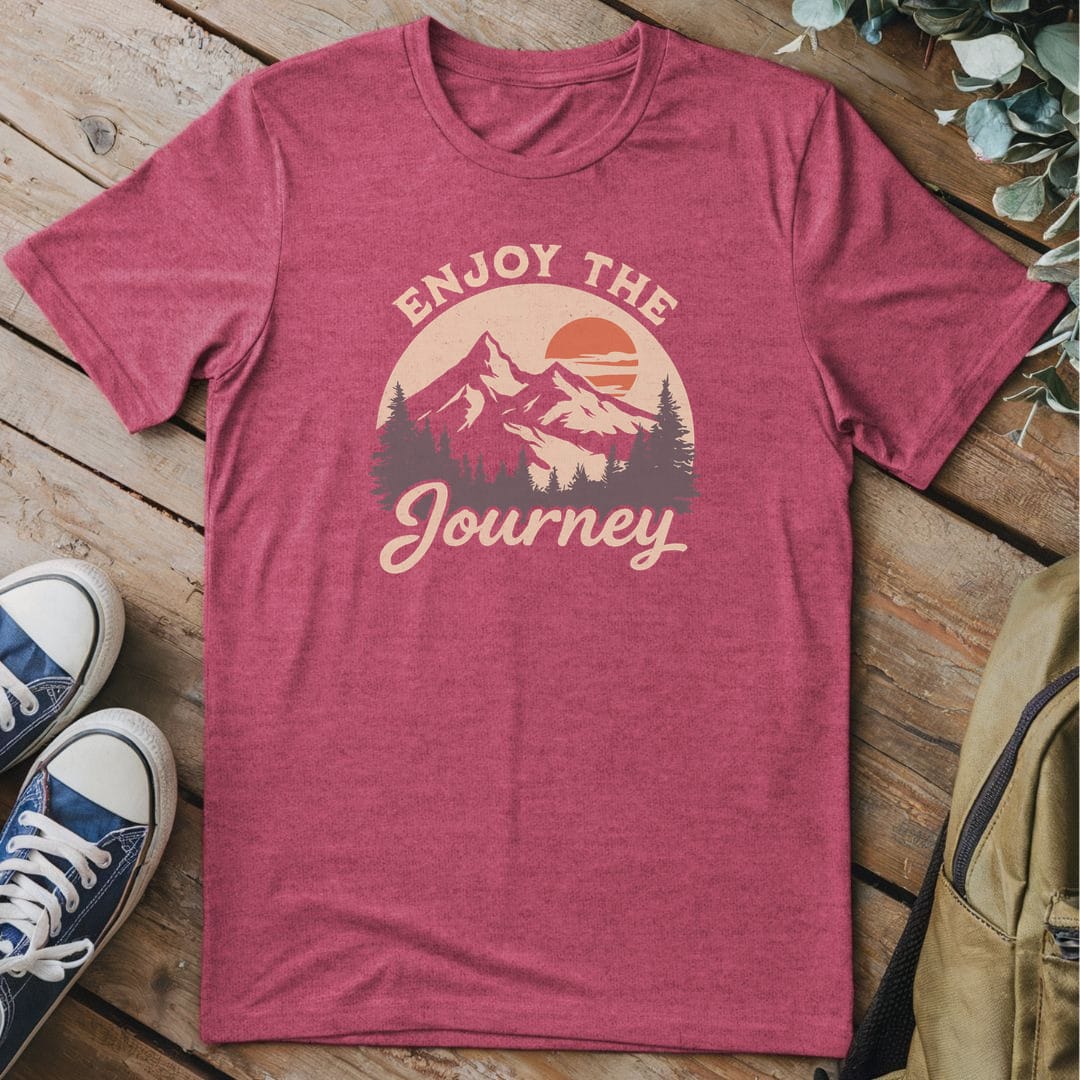 T-Shirt Heather Cardinal / S Onward Journey