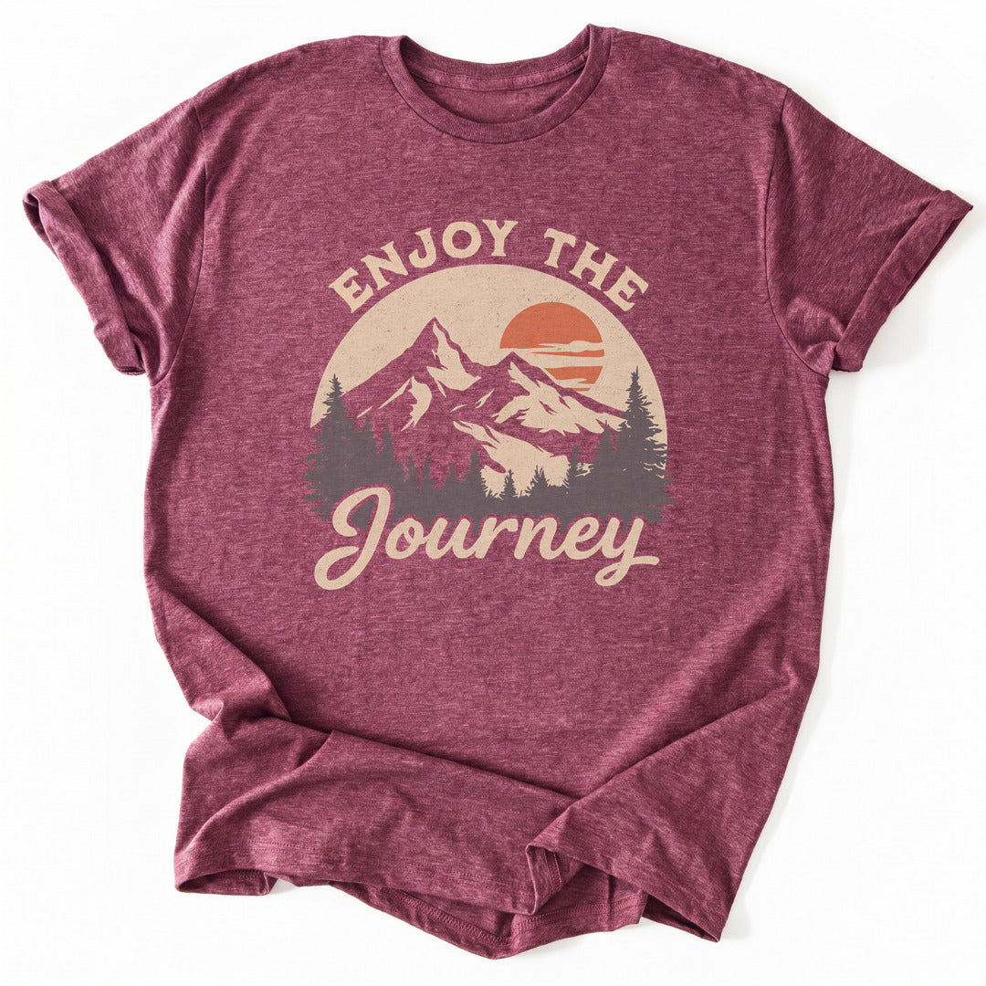 T-Shirt Heather Cardinal / S Onward Journey