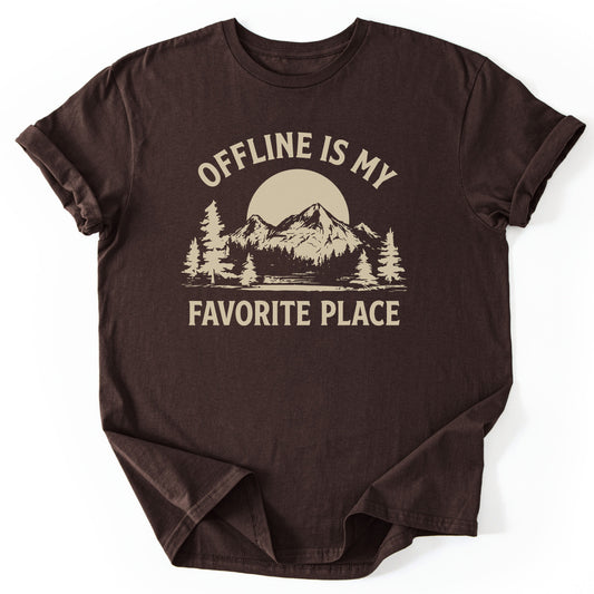 T-Shirt Dark Chocolate / S Disconnect