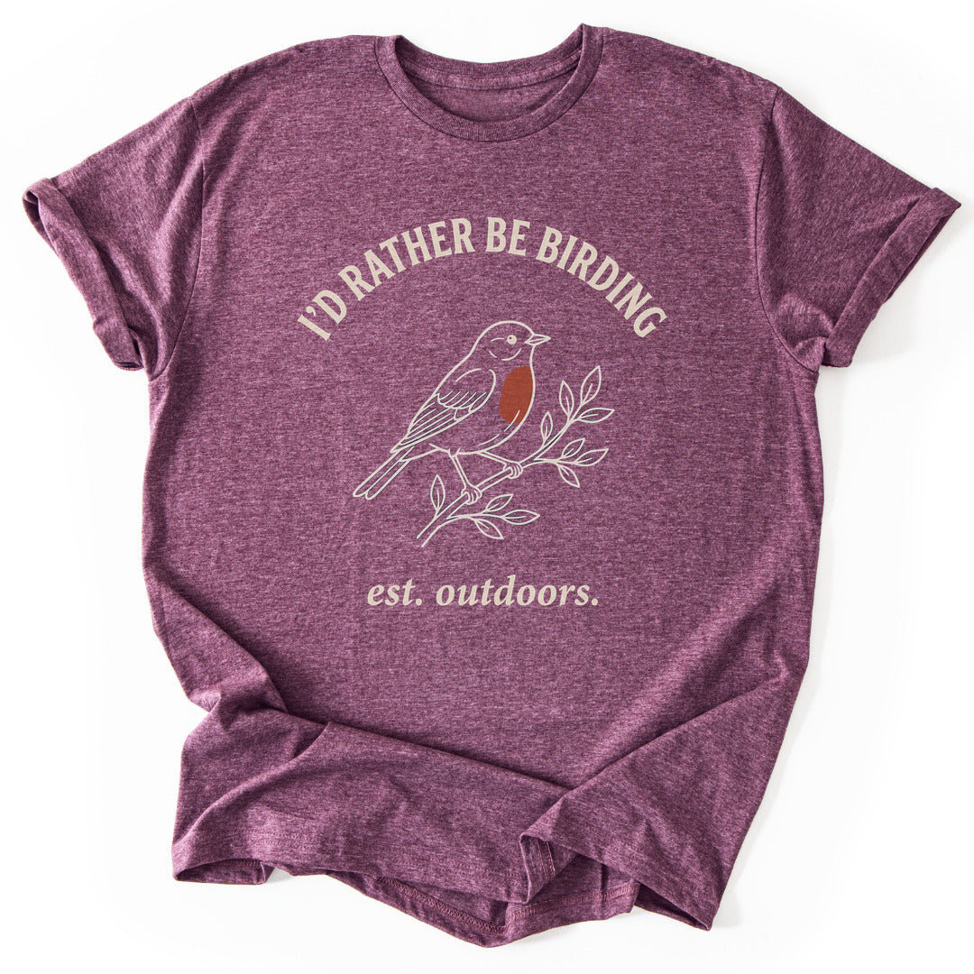 T-Shirt Heather Maroon / S Instinct Birding