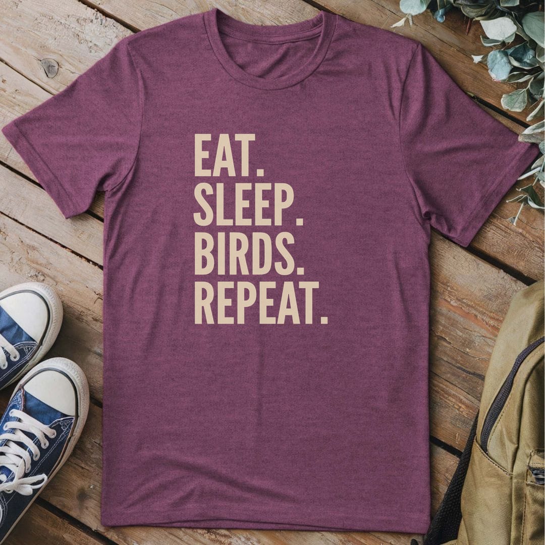 T-Shirt Heather Maroon / S Bird Ritual