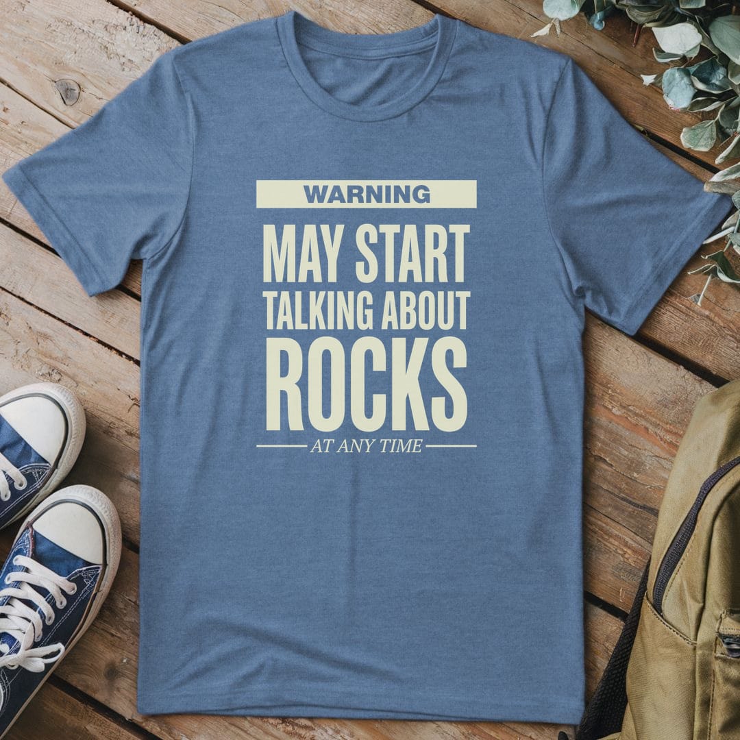 T-Shirt Heather Indigo / S Obsessed With Rocks