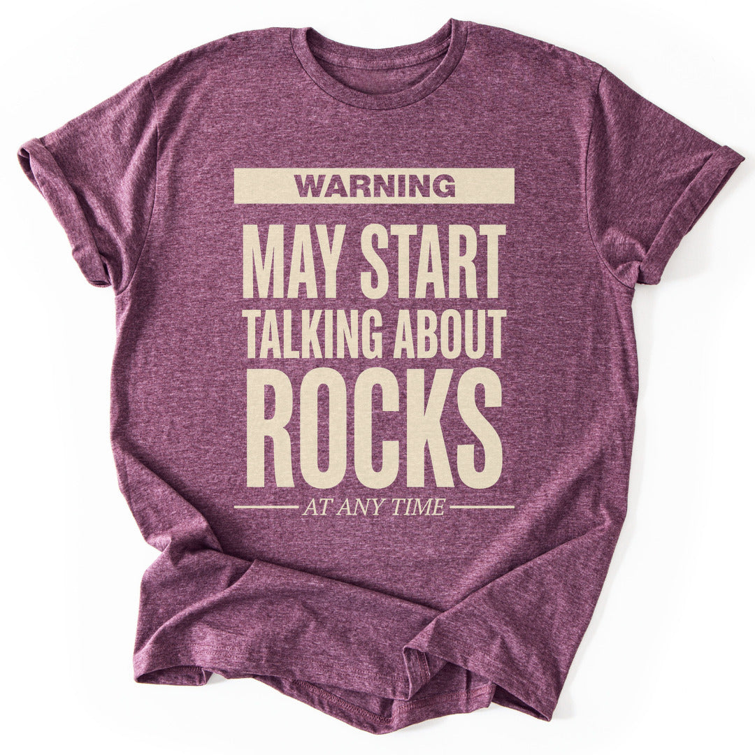 T-Shirt Heather Maroon / S Obsessed With Rocks