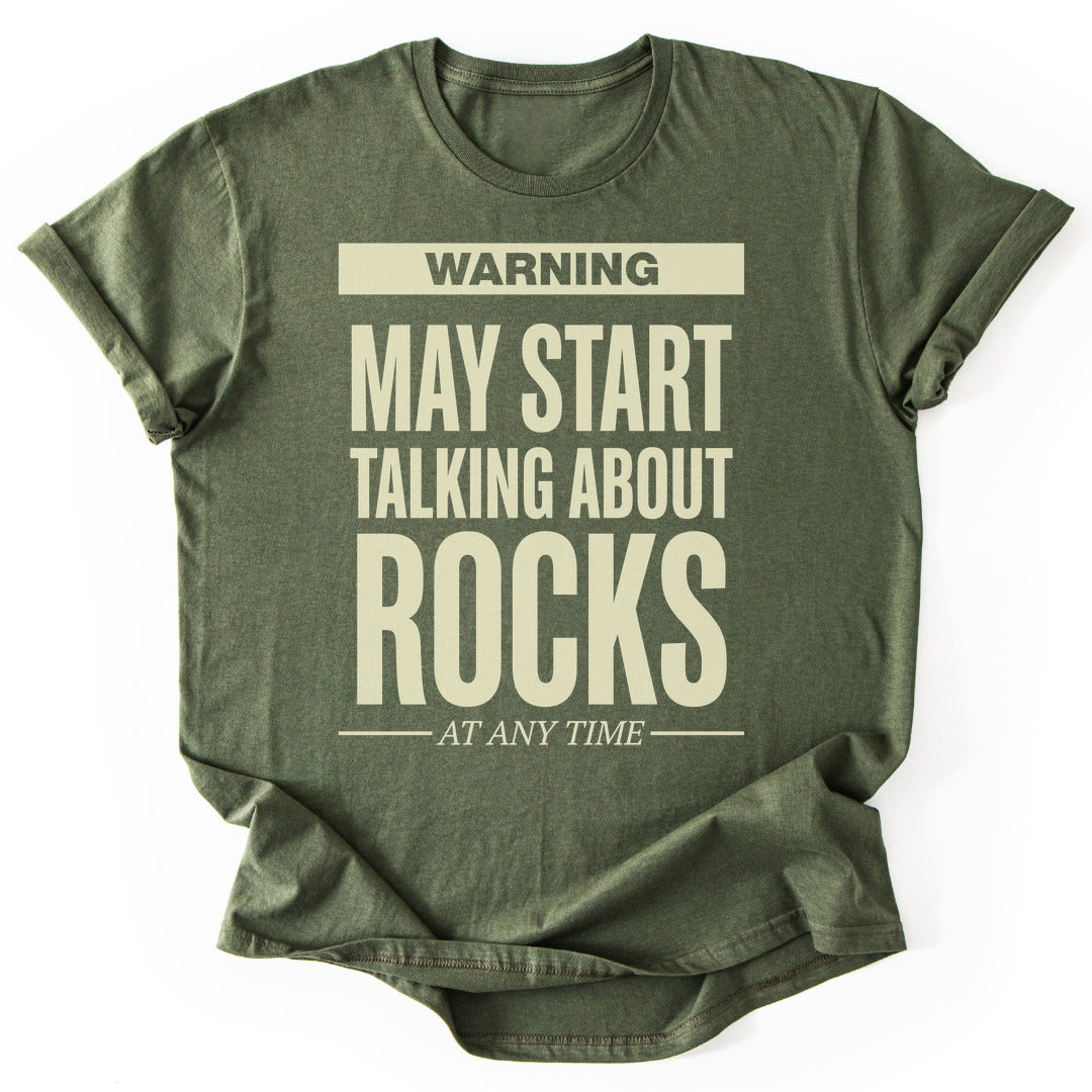 T-Shirt Military Green / S Obsessed With Rocks