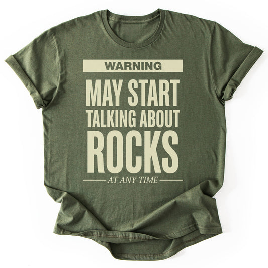 T-Shirt Military Green / S Obsessed With Rocks