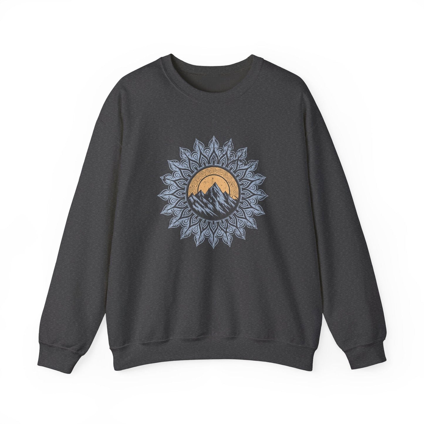 Sweatshirt Dark Heather / S Mountain Mandala Sweatshirt