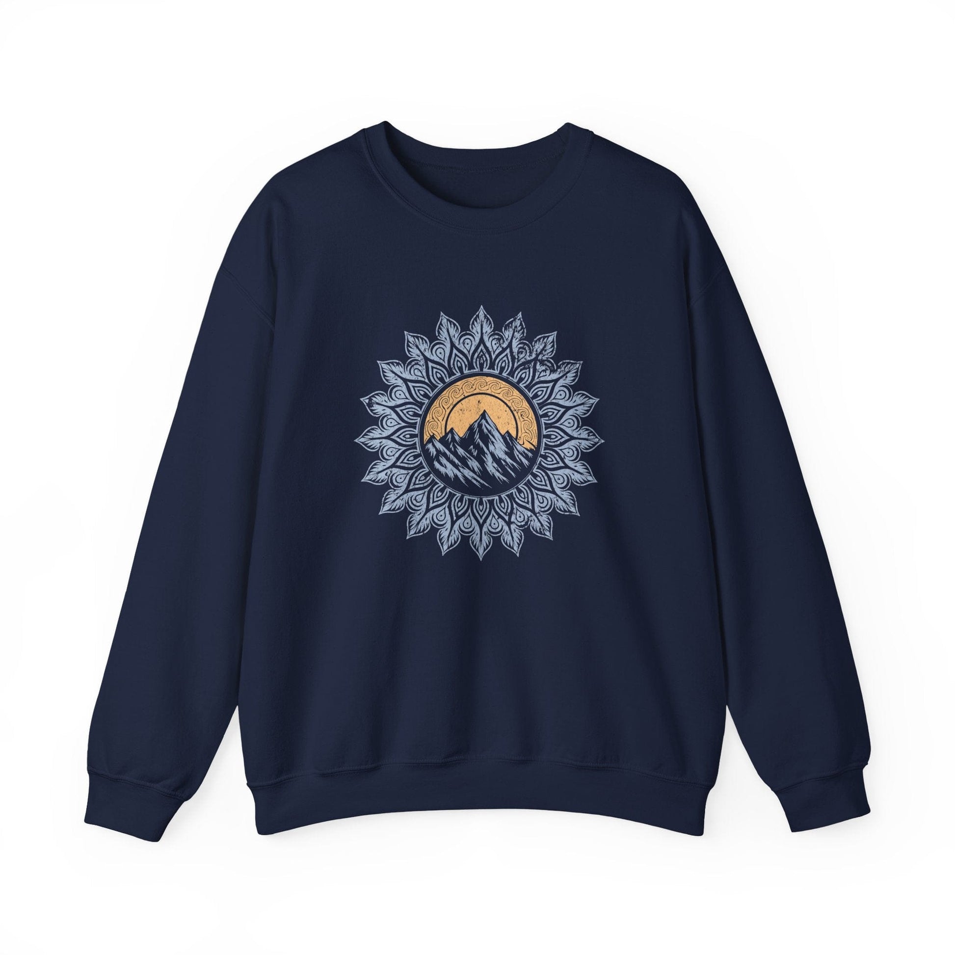Sweatshirt Navy / S Mountain Mandala Sweatshirt