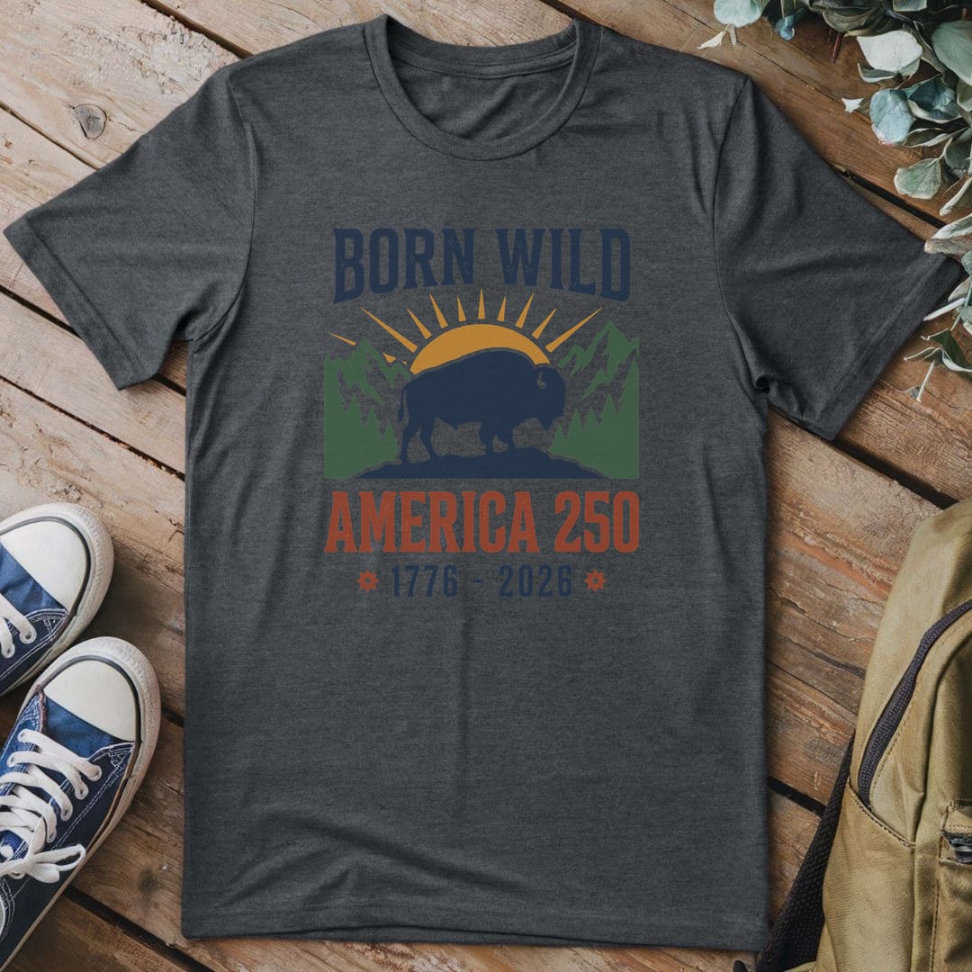 T-Shirt Dark Heather / S Wild America 250