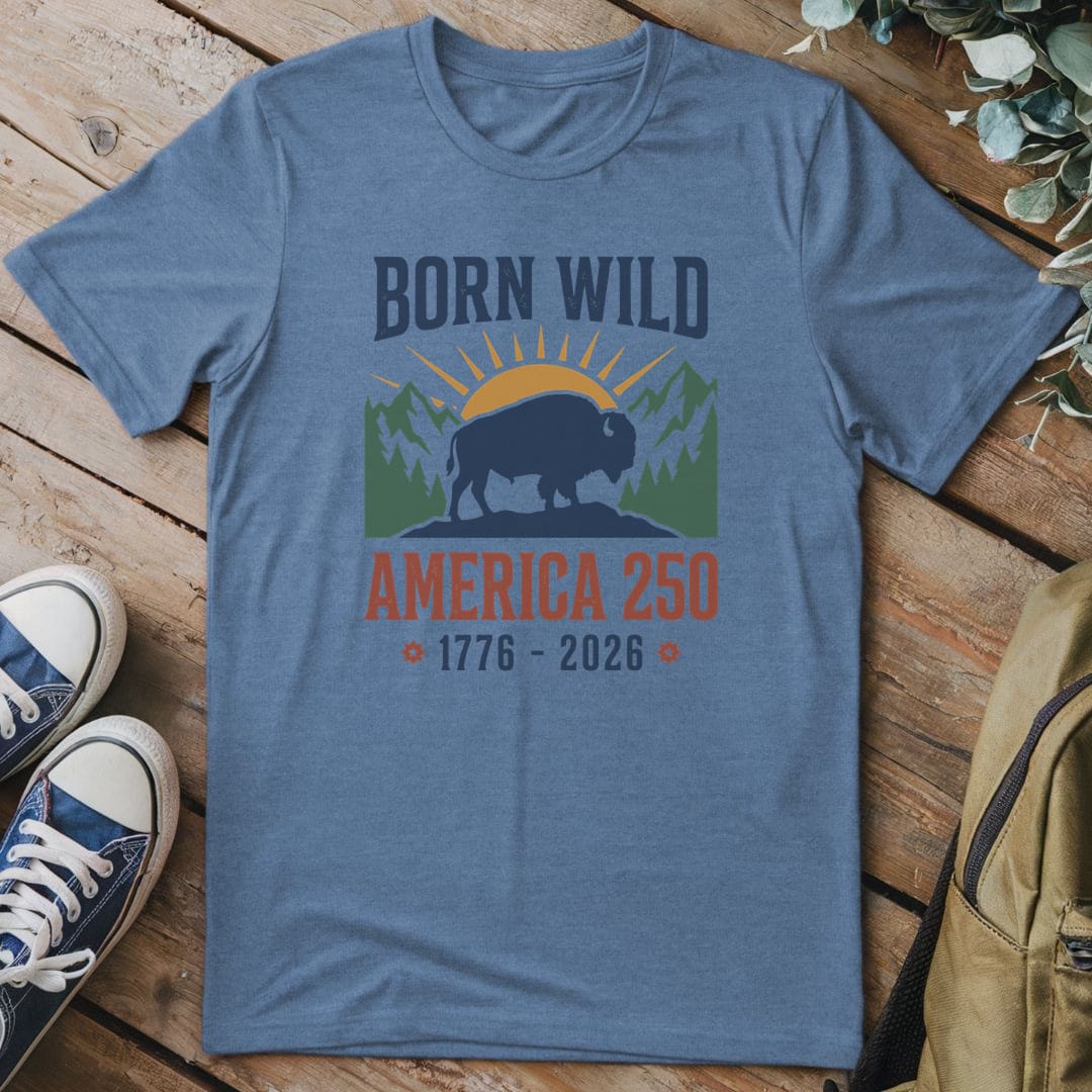T-Shirt Heather Indigo / S Wild America 250