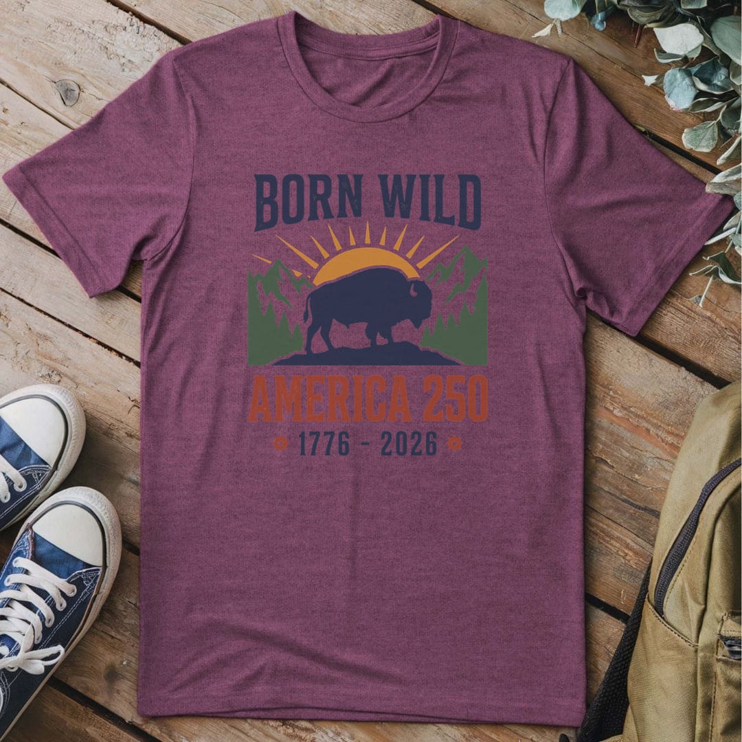 T-Shirt Heather Maroon / S Wild America 250