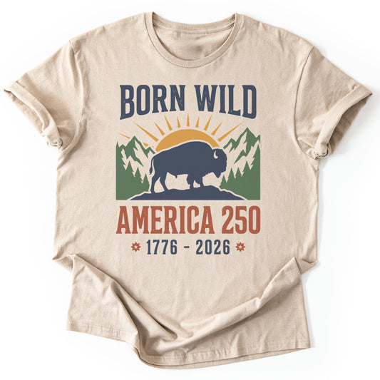 T-Shirt Sand / S Wild America 250