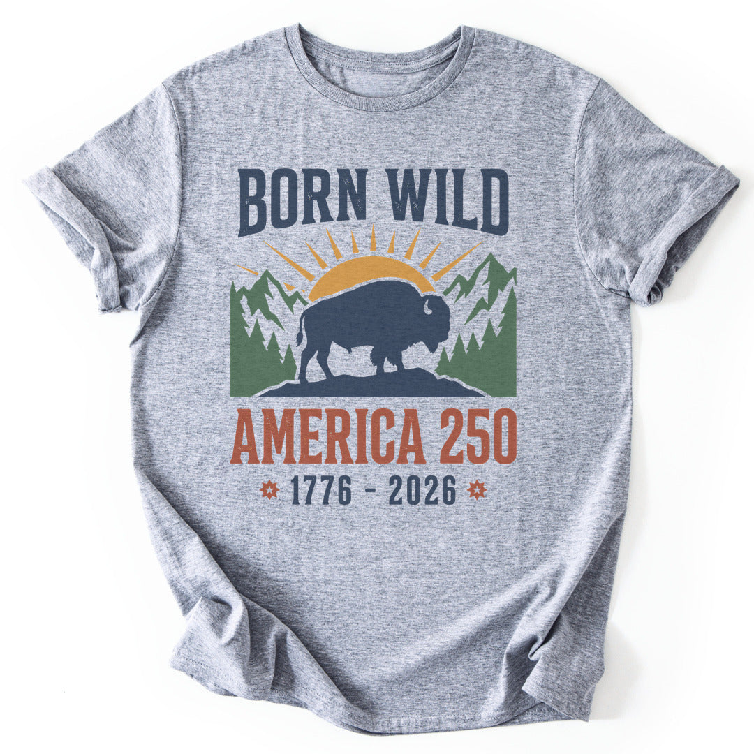 T-Shirt Sport Grey / S Wild America 250