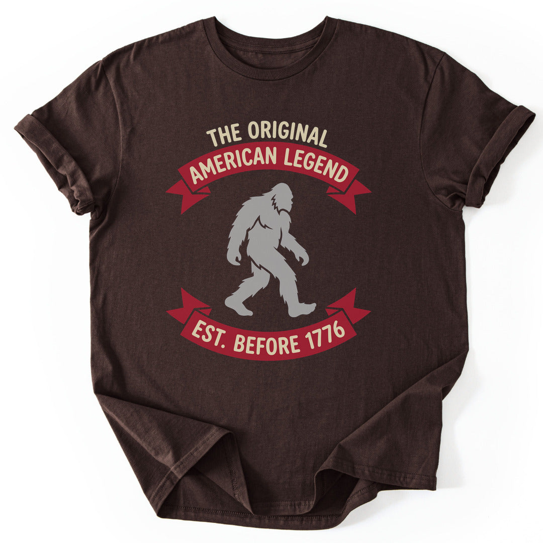 T-Shirt Dark Chocolate / S Original American Legend
