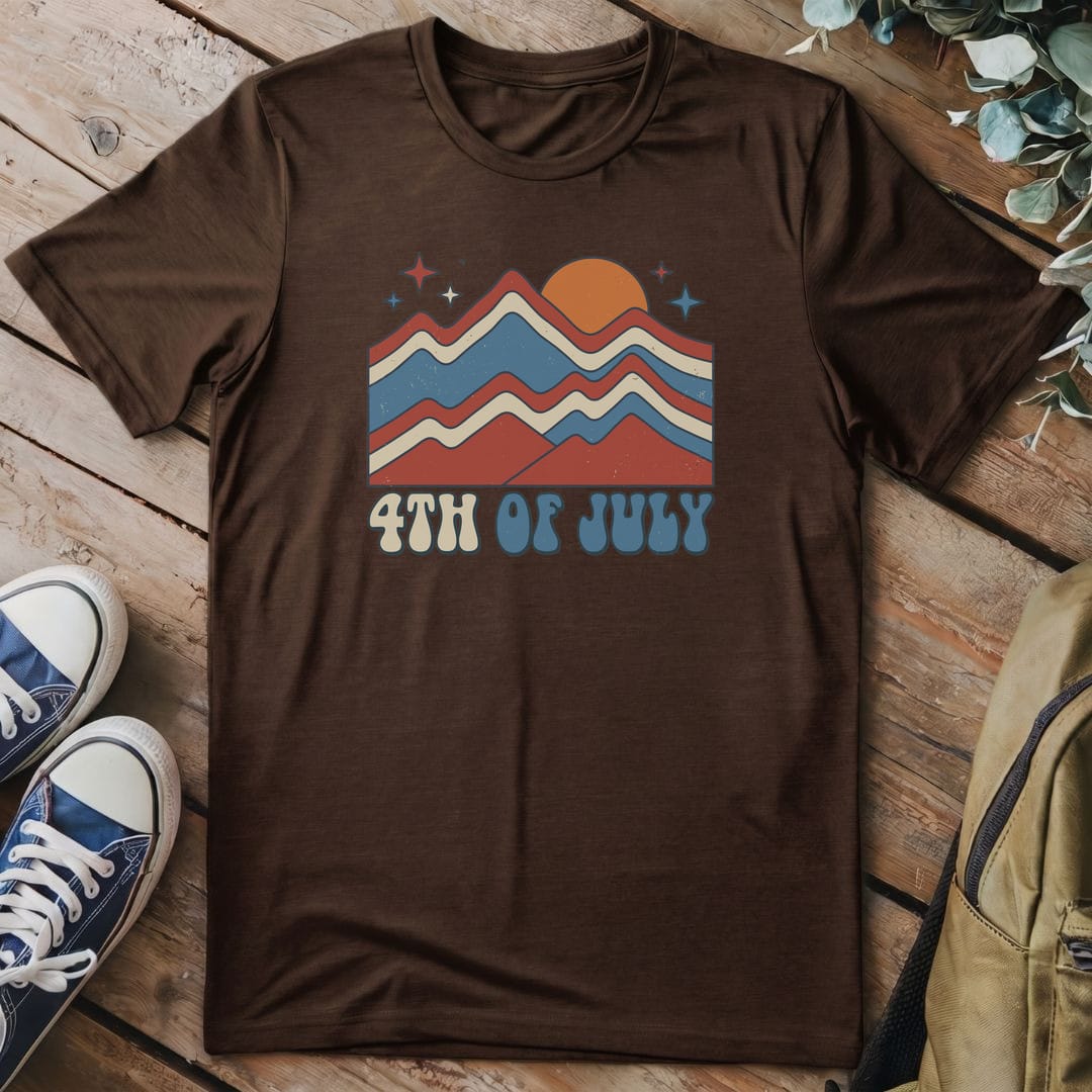 T-Shirt Dark Chocolate / S Independent Mountains