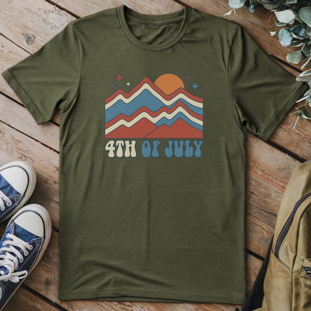 T-Shirt Military Green / S Independent Mountains