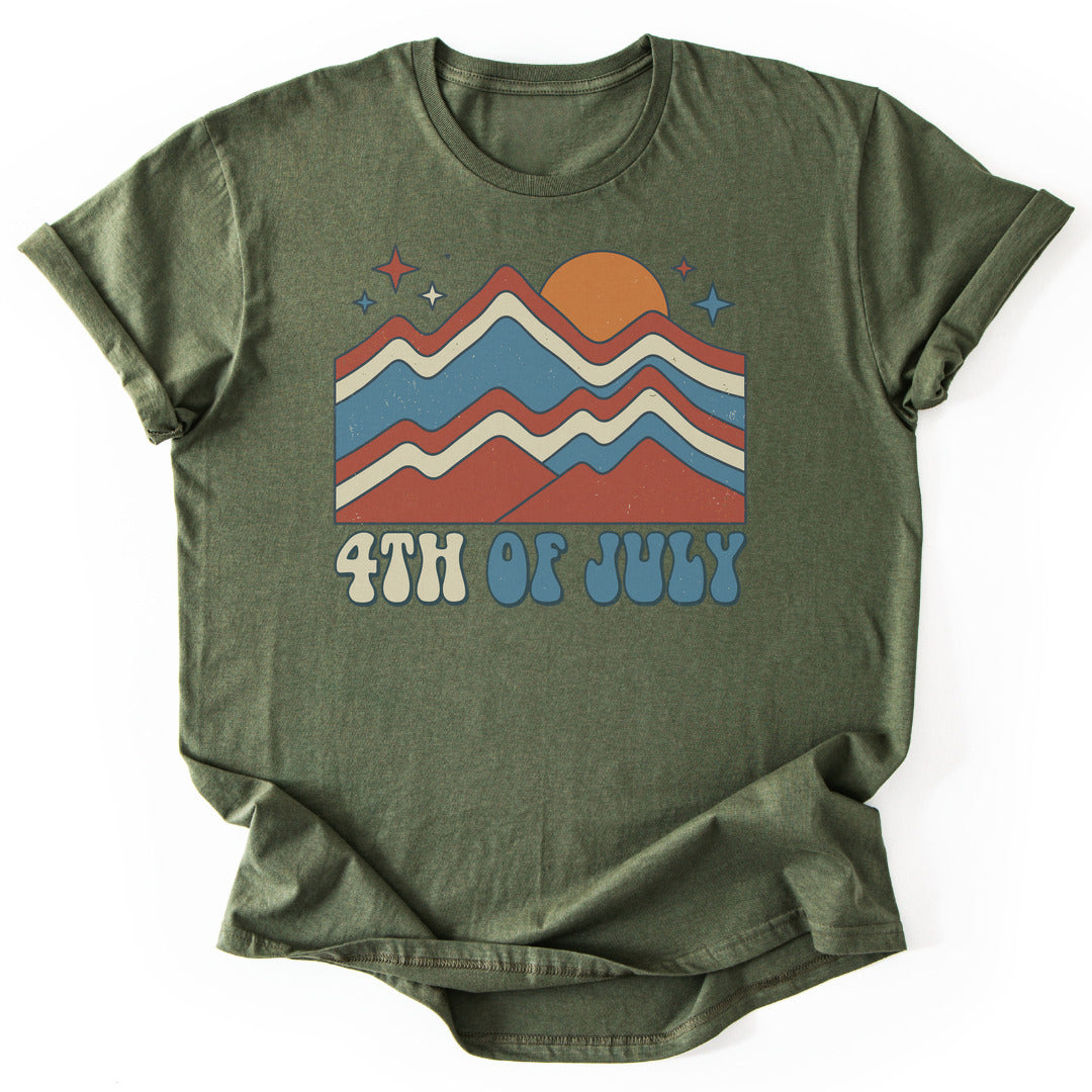 T-Shirt Military Green / S Independent Mountains