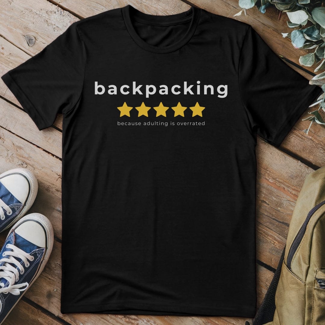 T-Shirt Black / S Backpacking Not Adulting T-Shirt