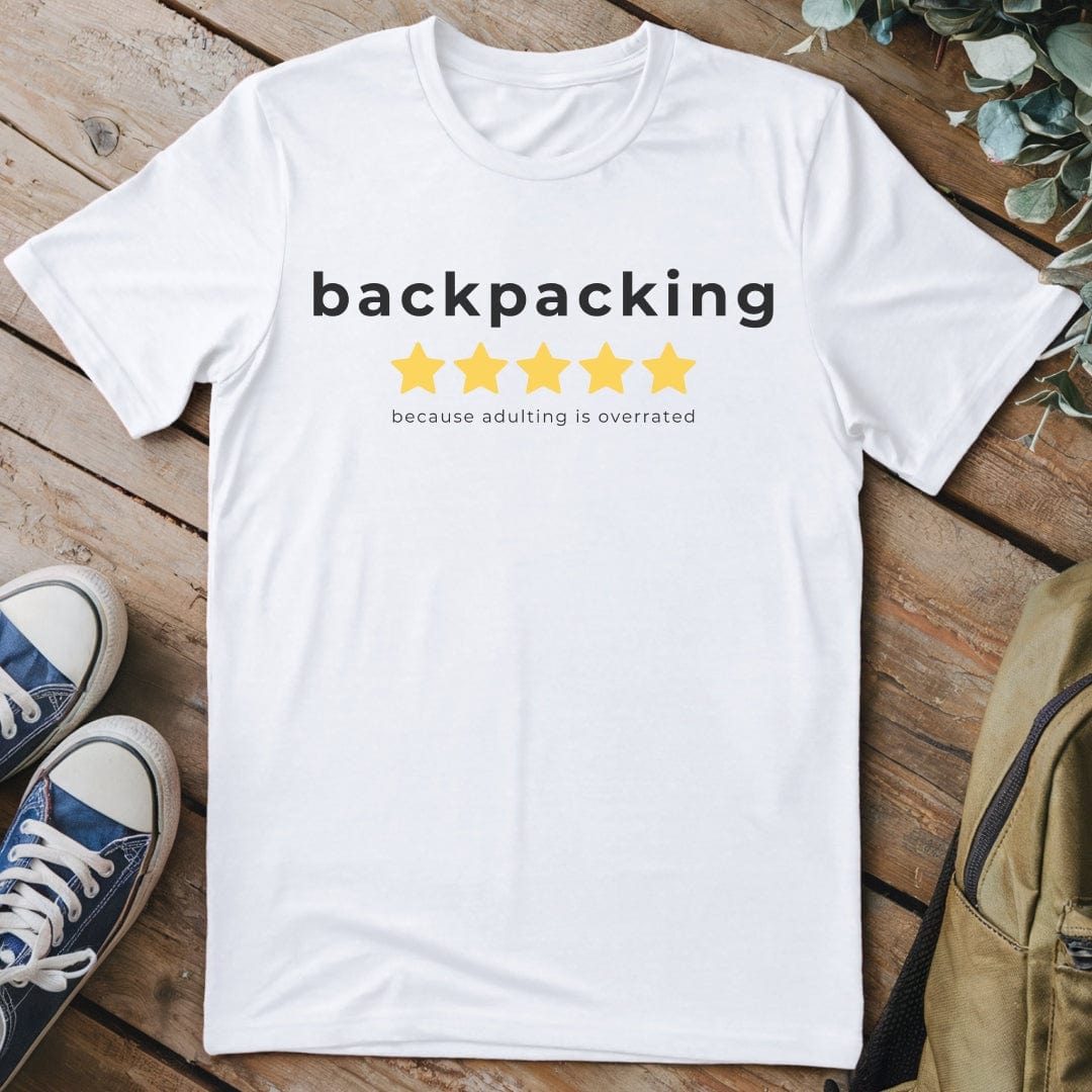T-Shirt White / S Backpacking Not Adulting T-Shirt