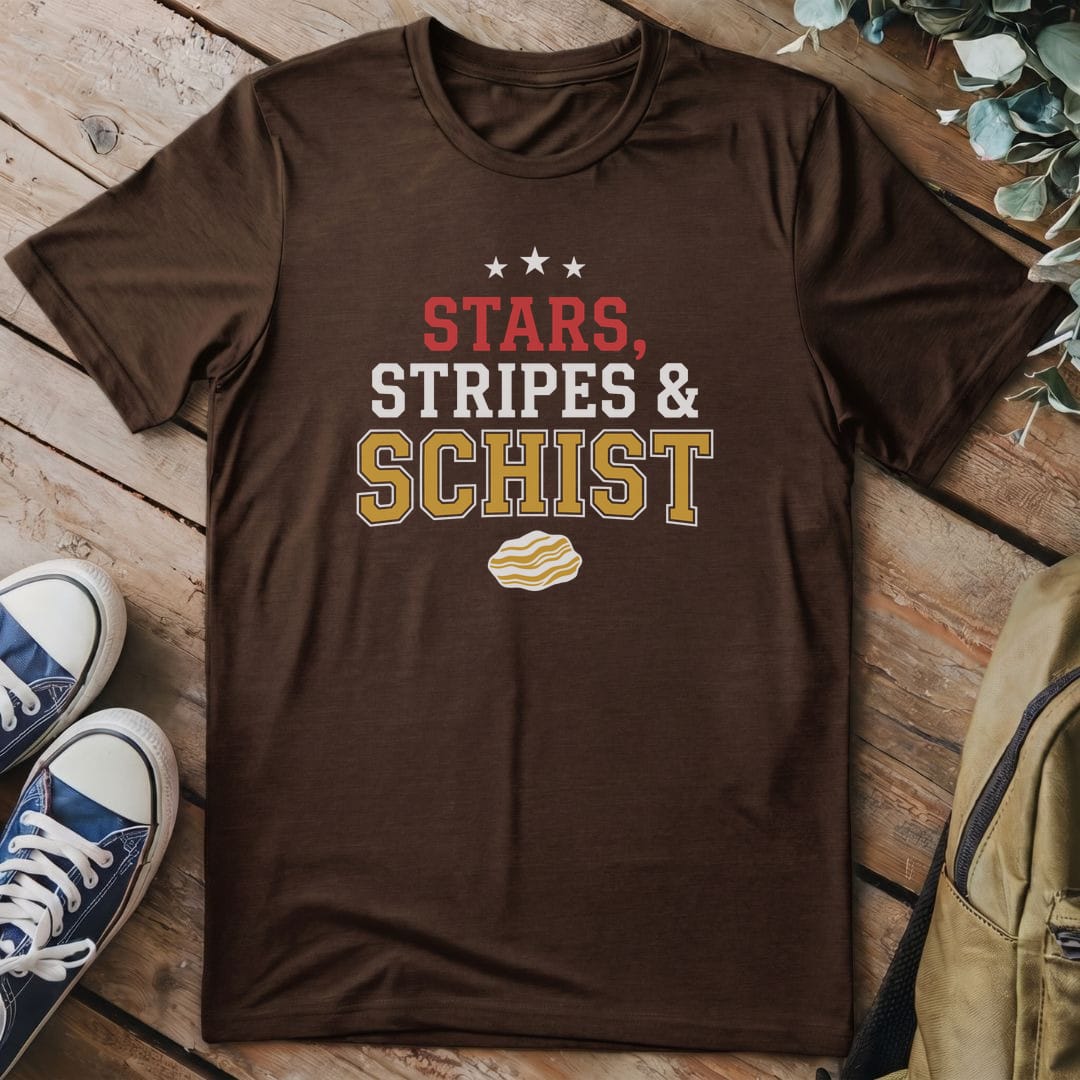 T-Shirt Dark Chocolate / S Stars & Schist