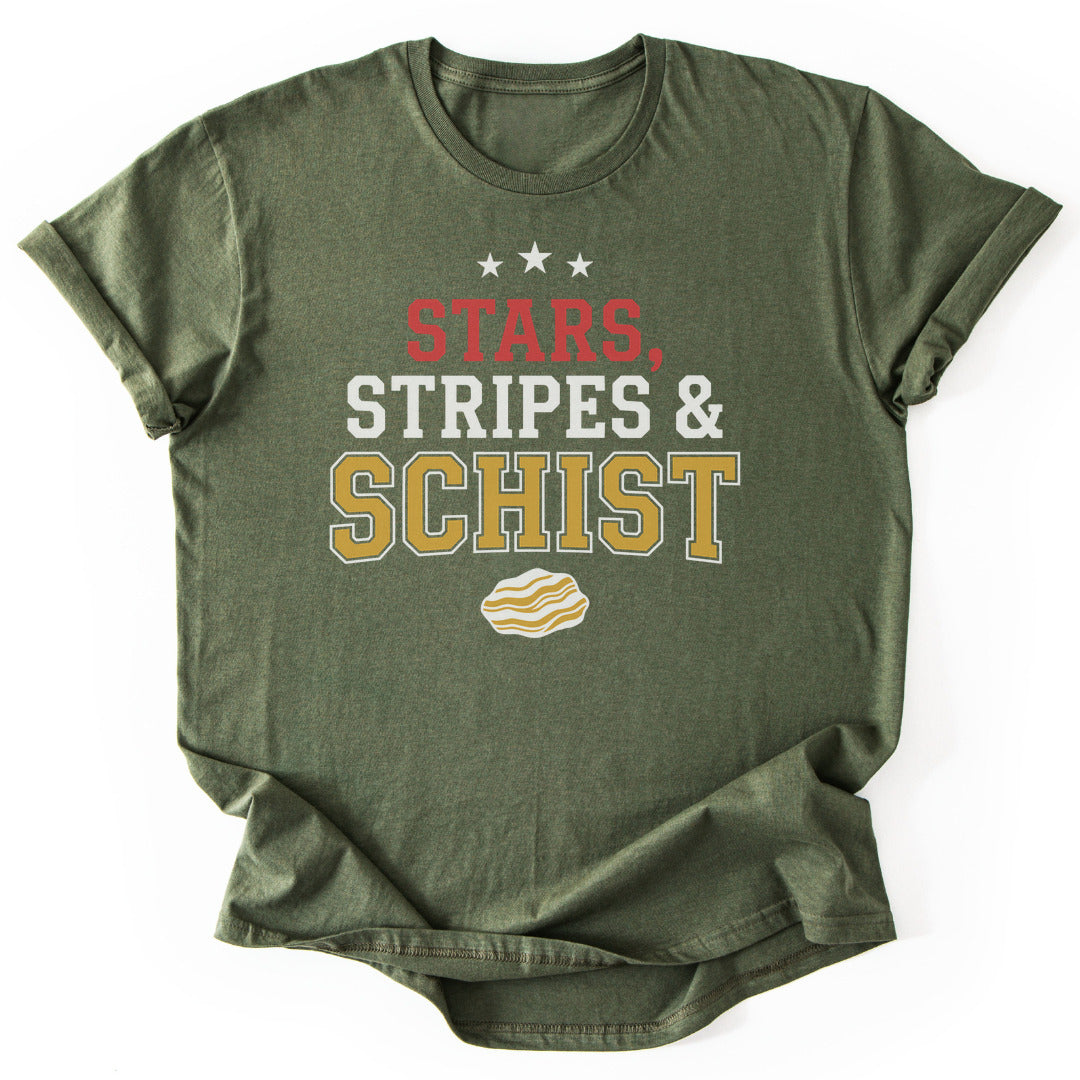 T-Shirt Military Green / S Stars & Schist