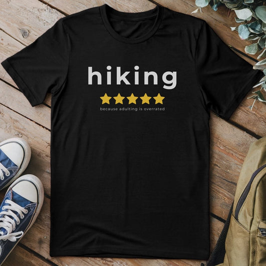 T-Shirt Black / S Hiking Not Adulting T-Shirt