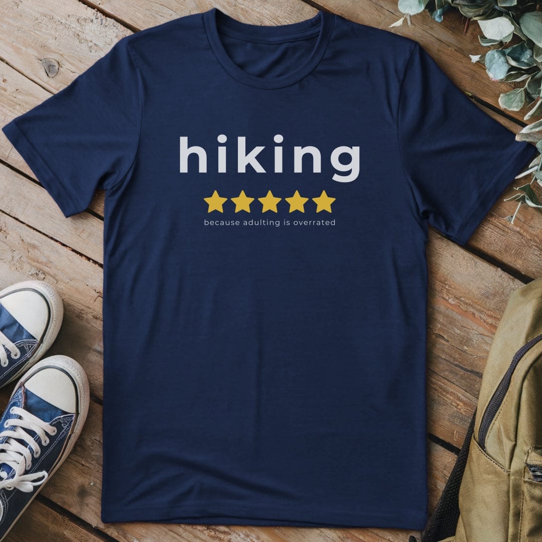 T-Shirt Navy / S Hiking Not Adulting T-Shirt