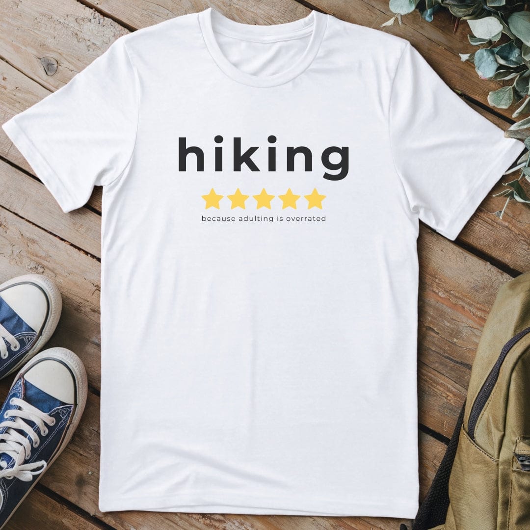 T-Shirt White / S Hiking Not Adulting T-Shirt