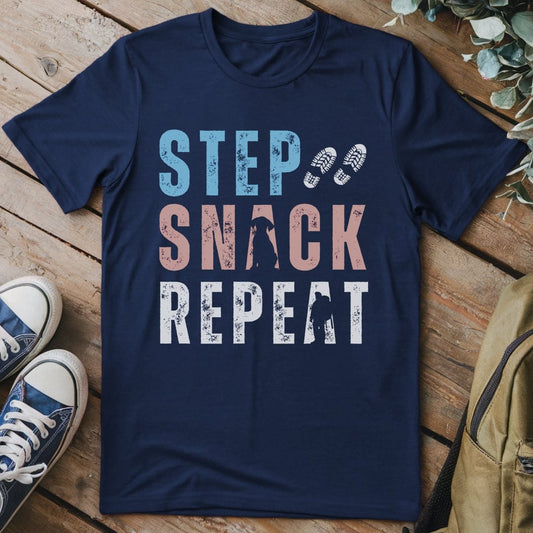 T-Shirt Navy / S Step Snack Repeat T-Shirt