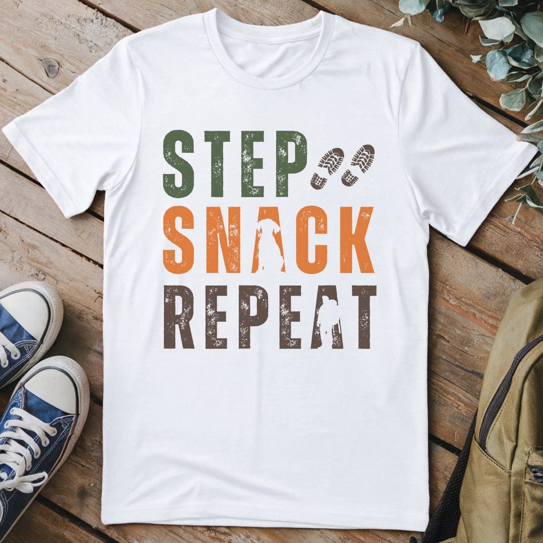 T-Shirt White / S Step Snack Repeat T-Shirt