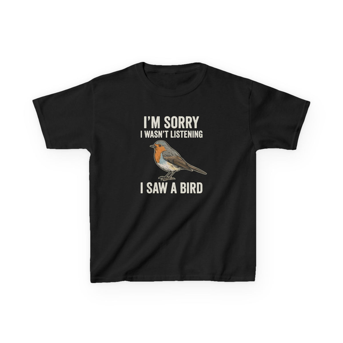 I Saw A Bird Kids Tee