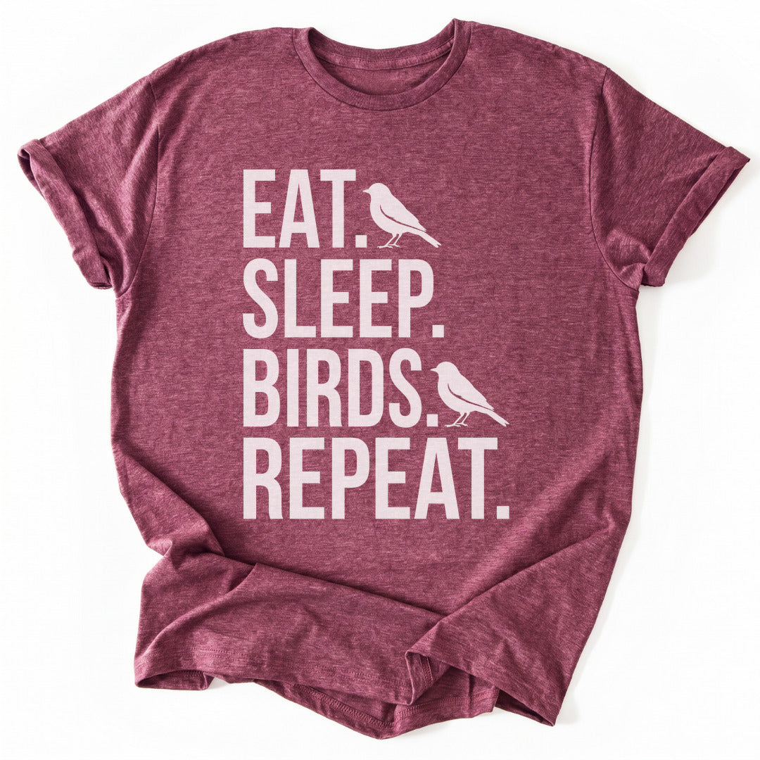 T-Shirt Heather Cardinal / S Bird Ritual
