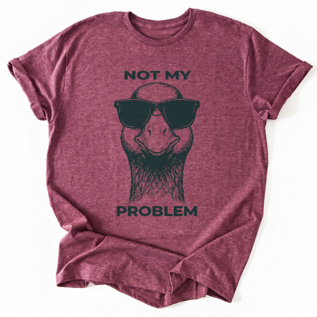 T-Shirt Heather Cardinal / S Not My Problem