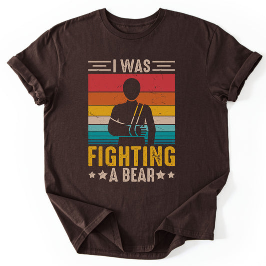 T-Shirt Dark Chocolate / S Bear Fight