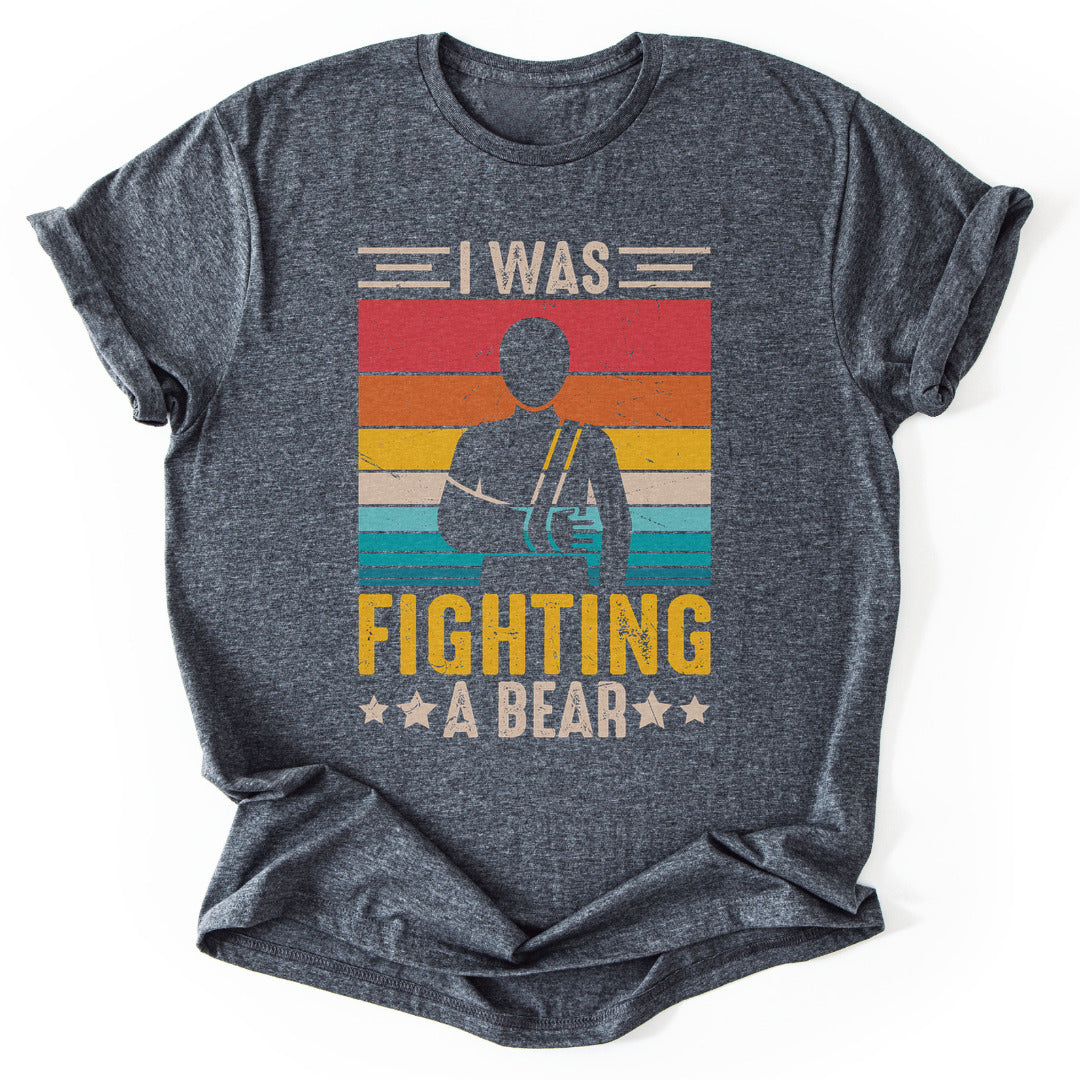 T-Shirt Dark Heather / S Bear Fight