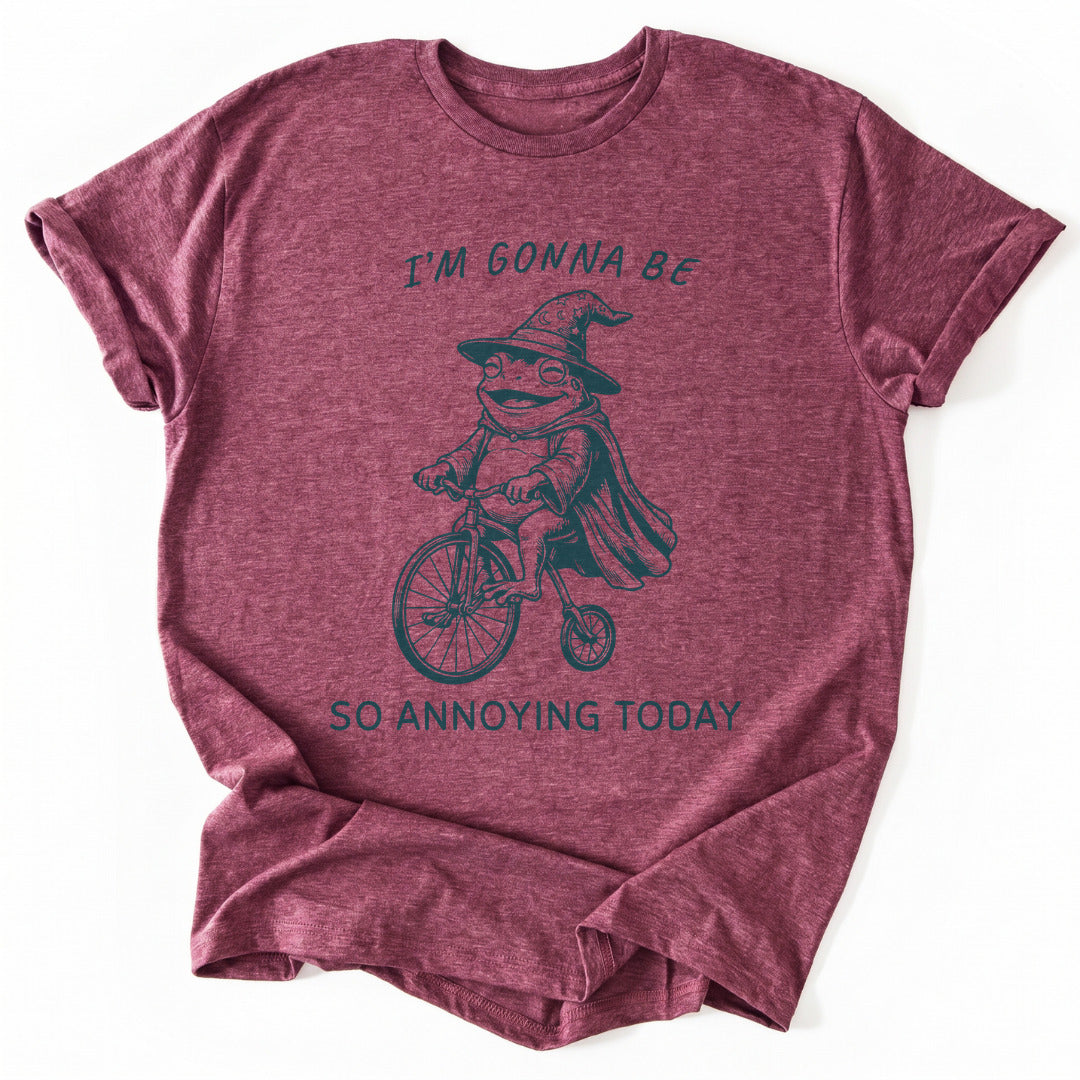 T-Shirt Heather Cardinal / S Annoying