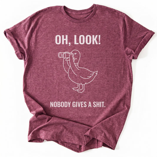 T-Shirt Heather Cardinal / S Giving A S...